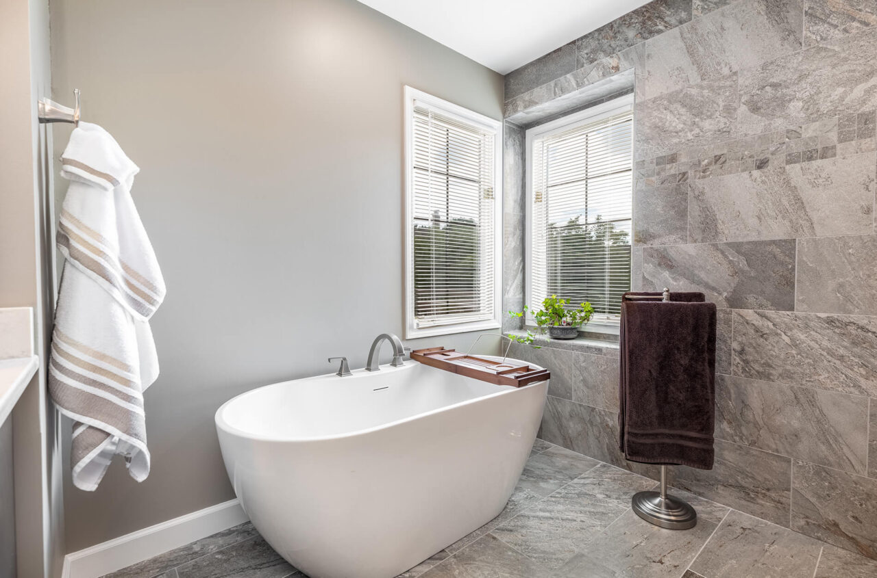 Tiled Retreat — Bathroom Remodel in Mt. Adams, OH