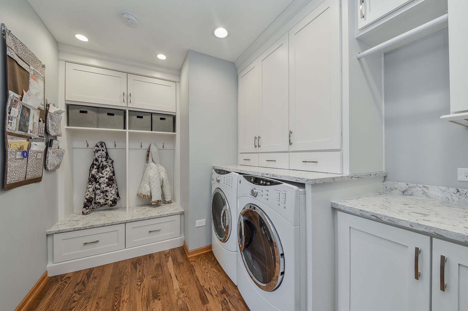 Crisp and Clean Laundry and Mudroom Remodel — Laundry & Mudroom Remodel in Erlanger, KY