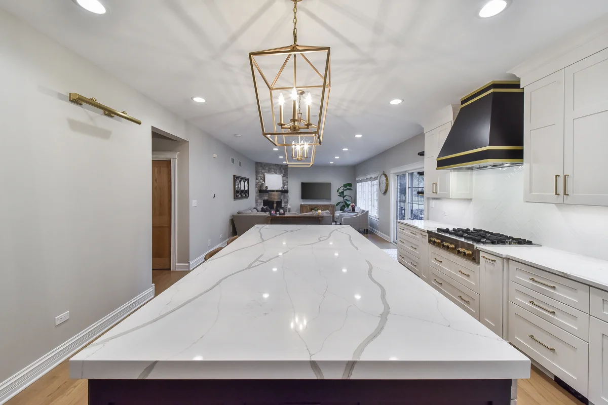Noir Gold Kitchen Remodel — Kitchen Remodel in Wyoming, OH