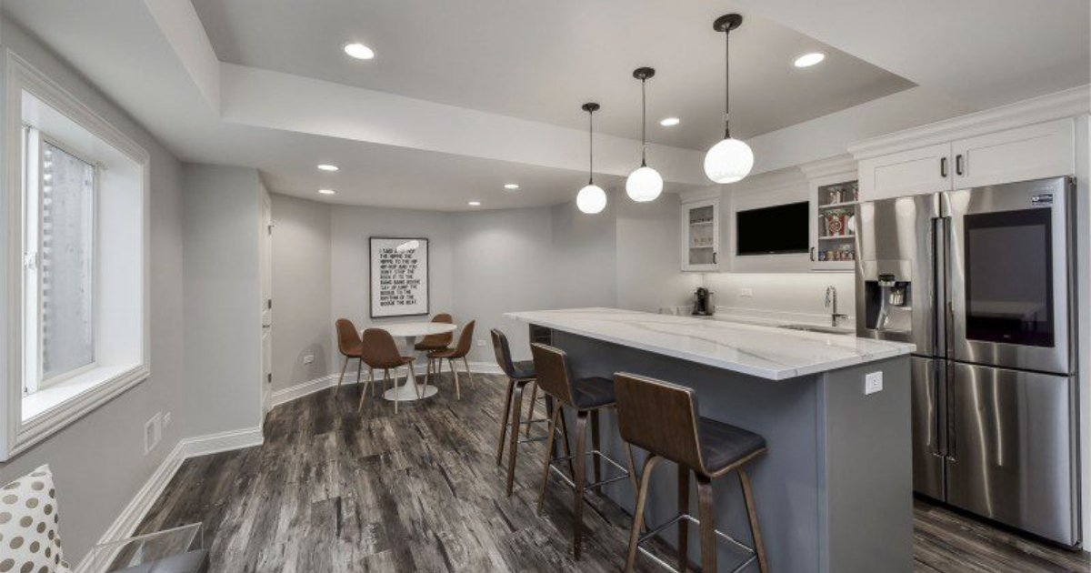 Refined Beauty Basement Remodel — Basement Remodel in Wyoming, OH