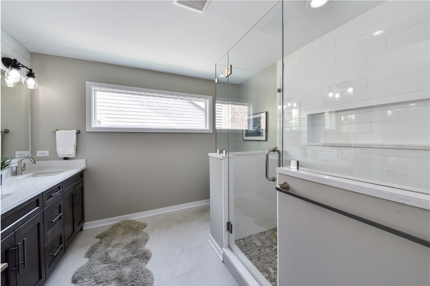 Calming Tones Master Bath Remodel — Master Bathroom Remodel in Fort Thomas, KY