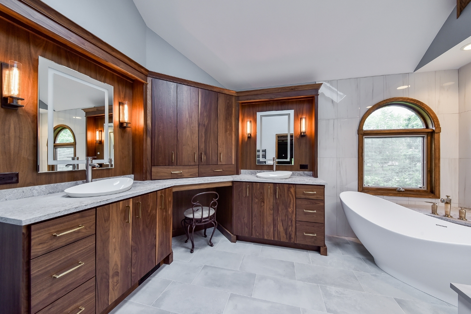 Luxury Cabin Master Bath Remodel — Master Bathroom Remodel in Deer Park, OH