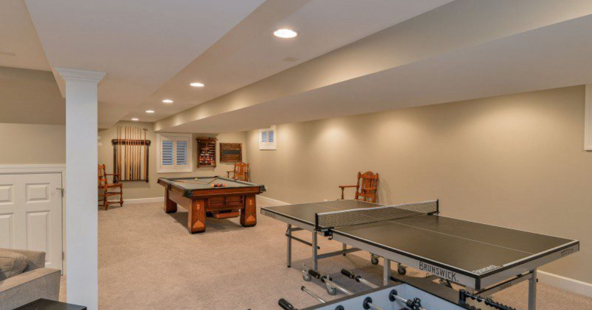 Luxury Game Point Basement Remodel — Basement Remodel in Milford, OH
