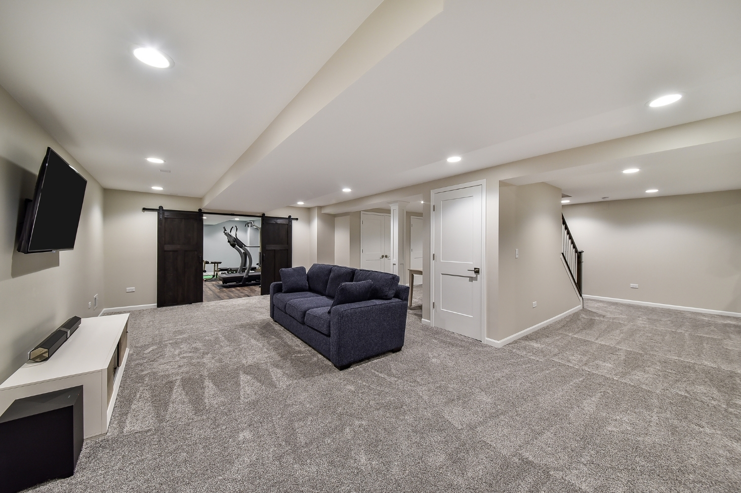 Cozy Comfort Basement Remodel — Basement Remodel in Anderson Township, OH