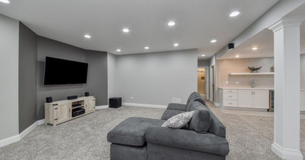 Clean Lined Basement Remodel — Basement Remodel in Mt. Lookout, OH