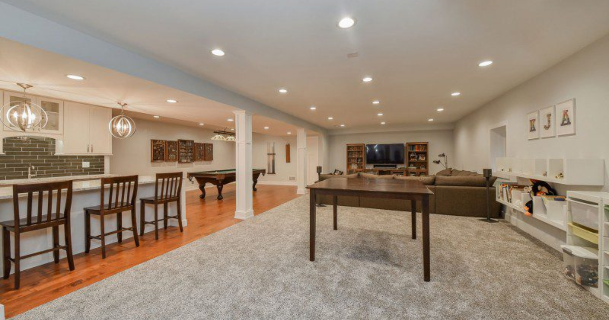 Masculine Masterpiece Basement Remodel — Basement Remodel in Mariemont, OH