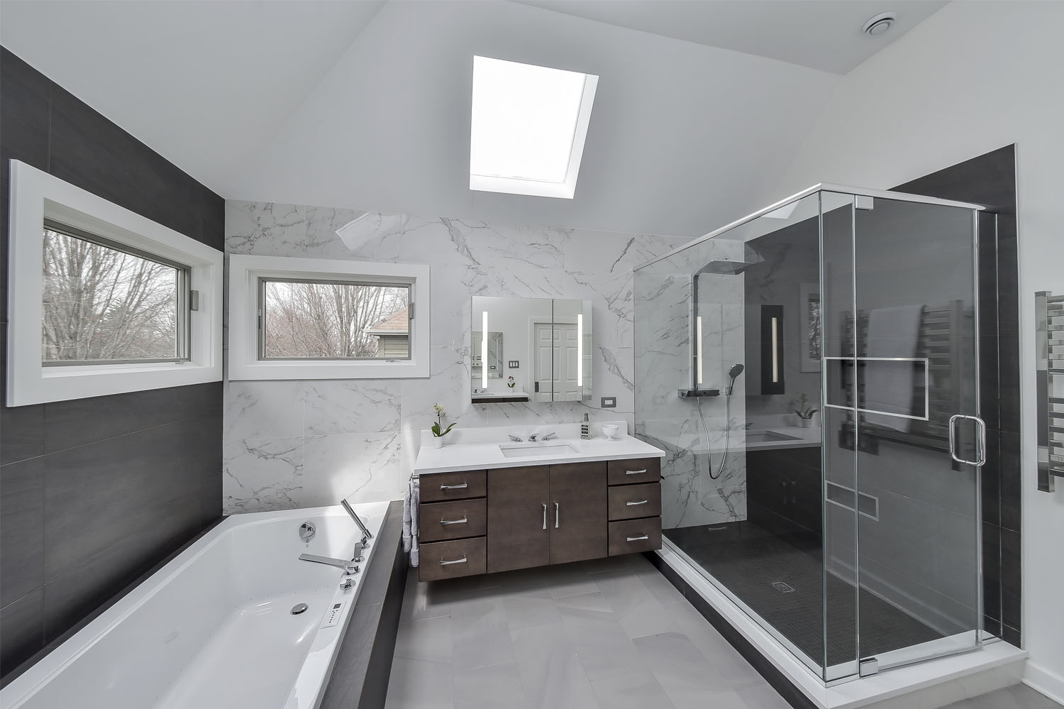 Seamlessly Sharp Master Bath Remodel — Master Bathroom Remodel in Aurora, IN