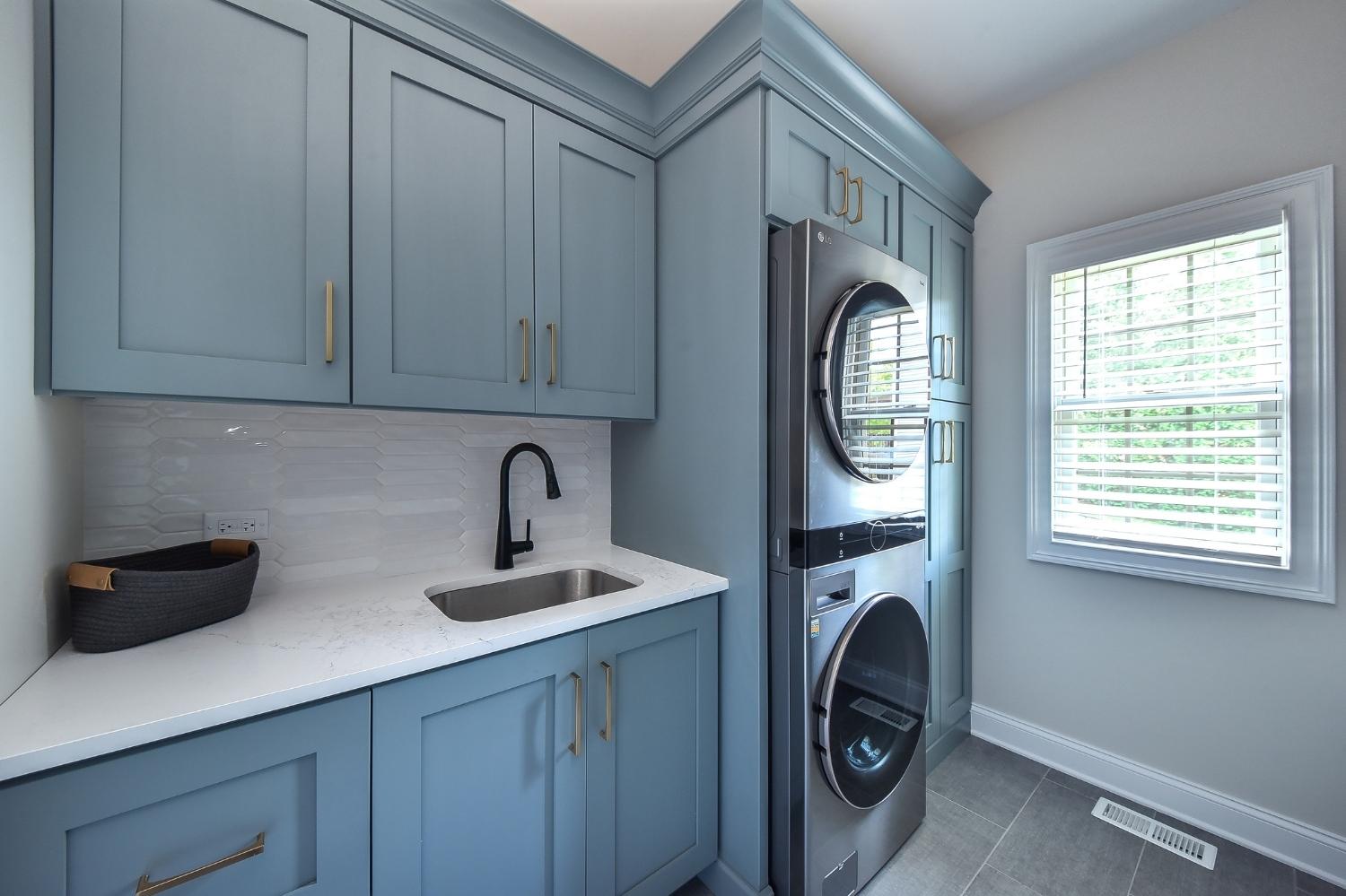 Traditionally Colored Laundry and Mudroom Remodel — Laundry & Mudroom Remodel in Loveland, OH