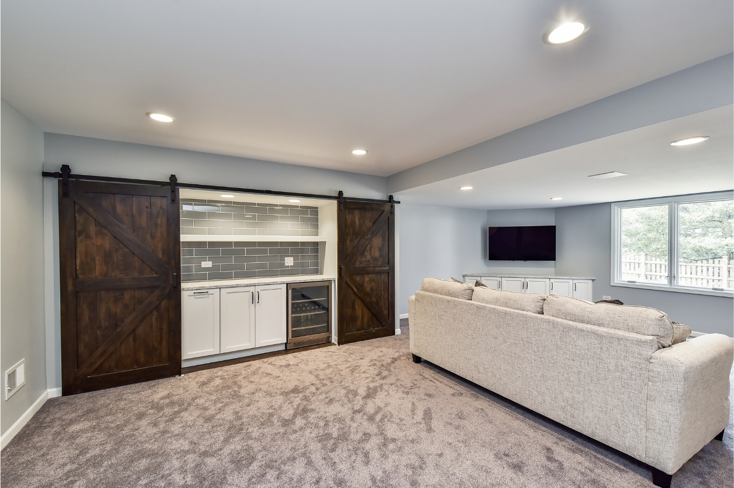 Creatively Crafted Basement Remodel — Basement Remodel in Walnut Hills, OH