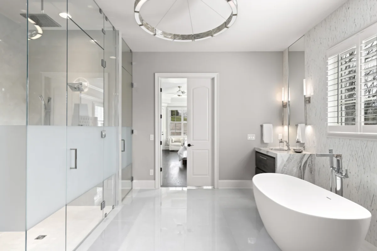 Contemporary Chic Master Bath Remodel — Master Bathroom Remodel in Oakley, OH
