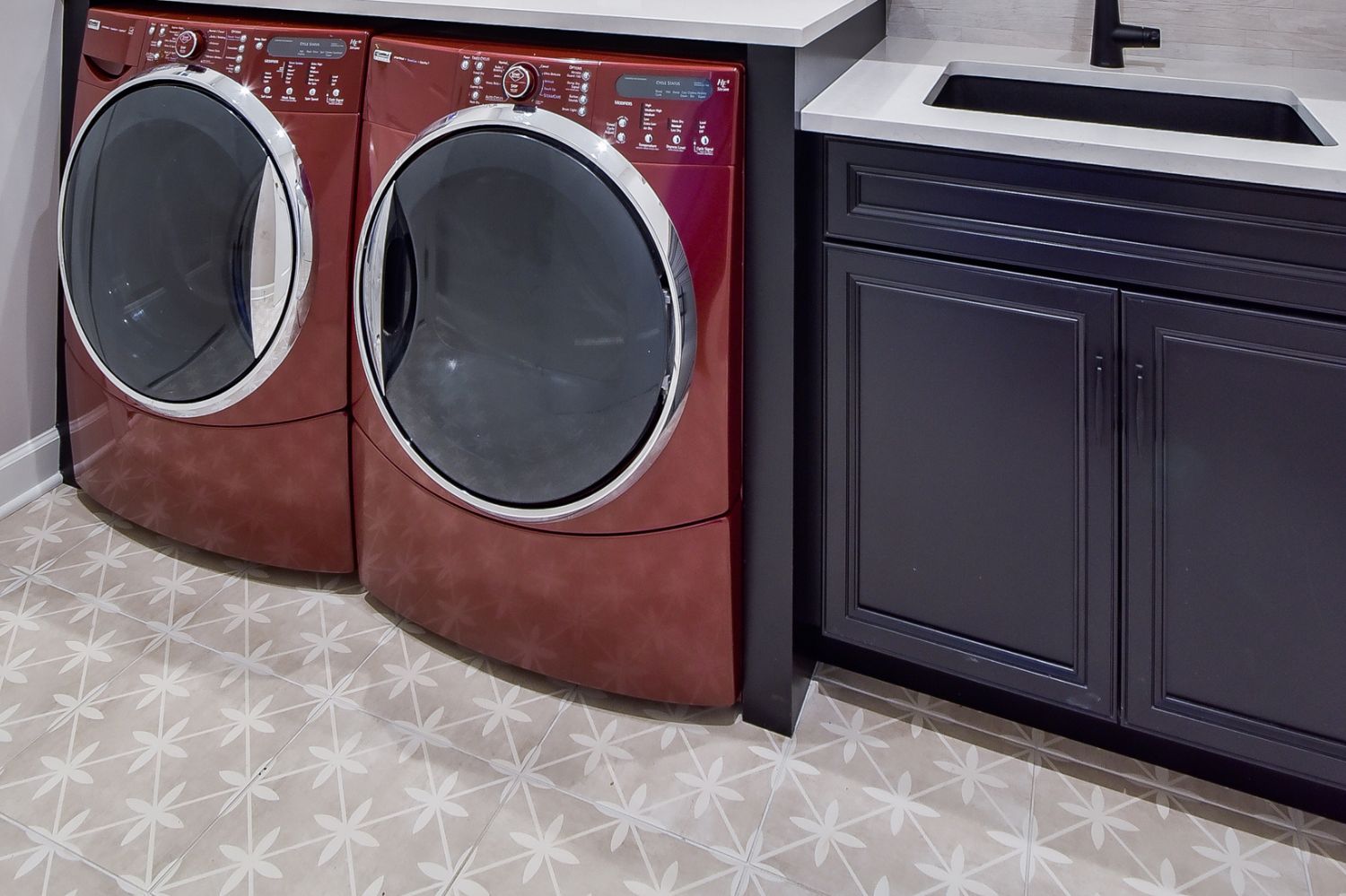 Two Toned Touches Laundry Room Remodel — photo 2