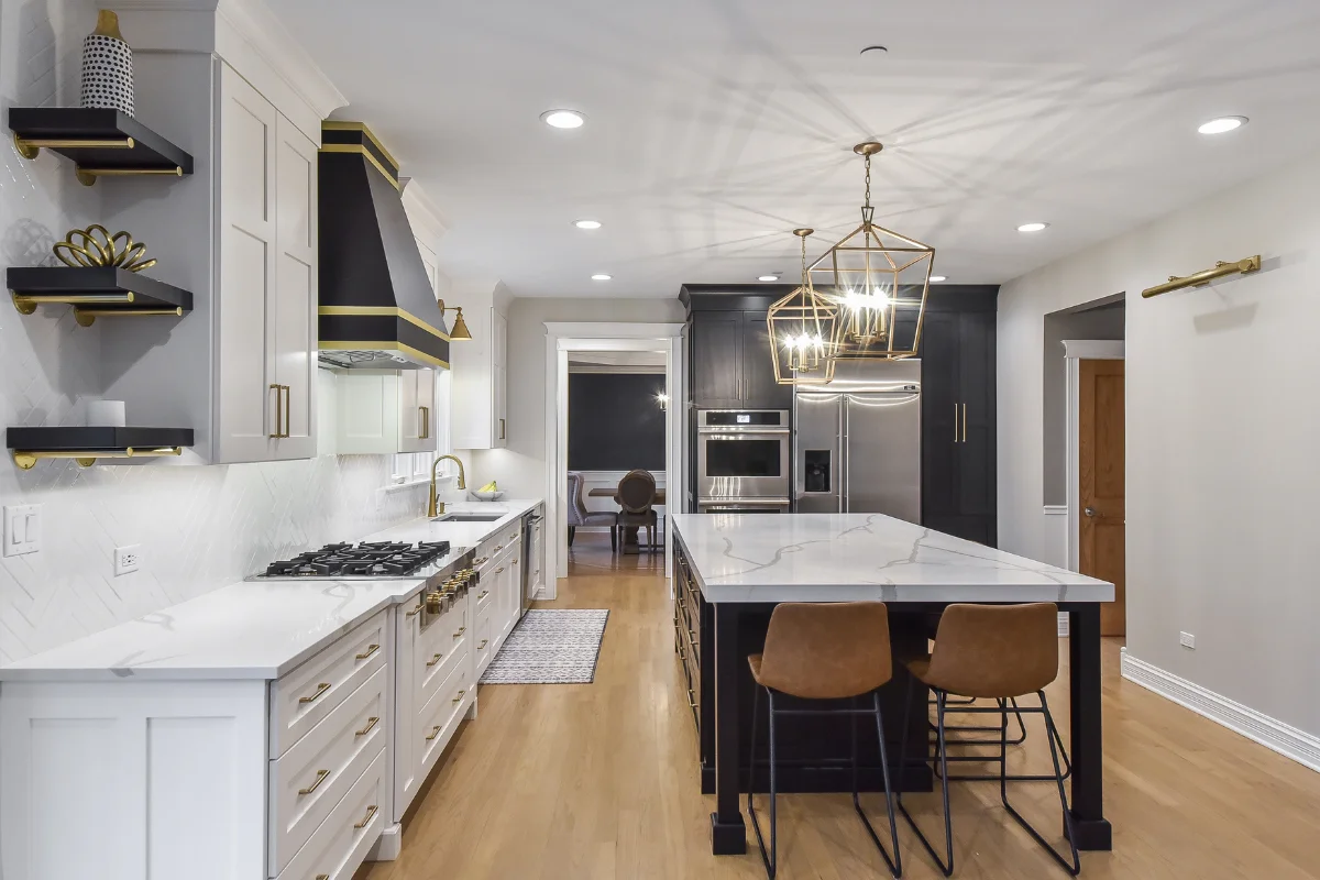 Noir Gold Kitchen Remodel — photo 2