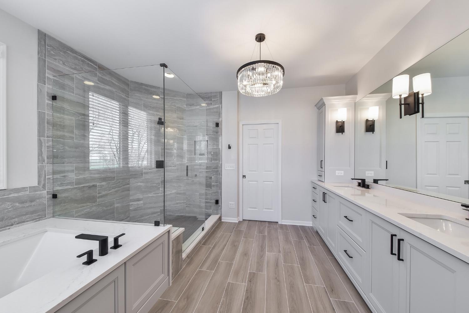 Rustic with a Touch of Glam Master and Hall Bath Remodel — photo 2