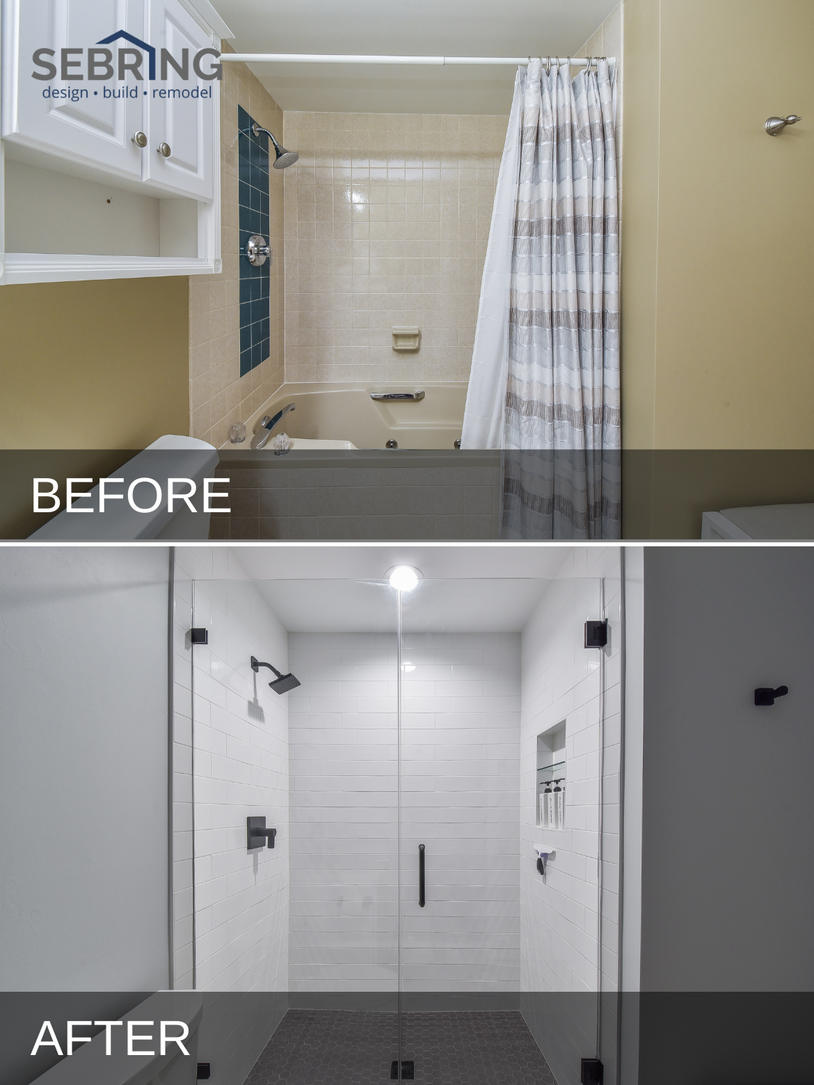 Simply Clean Master and Hall Bath Remodel — photo 2