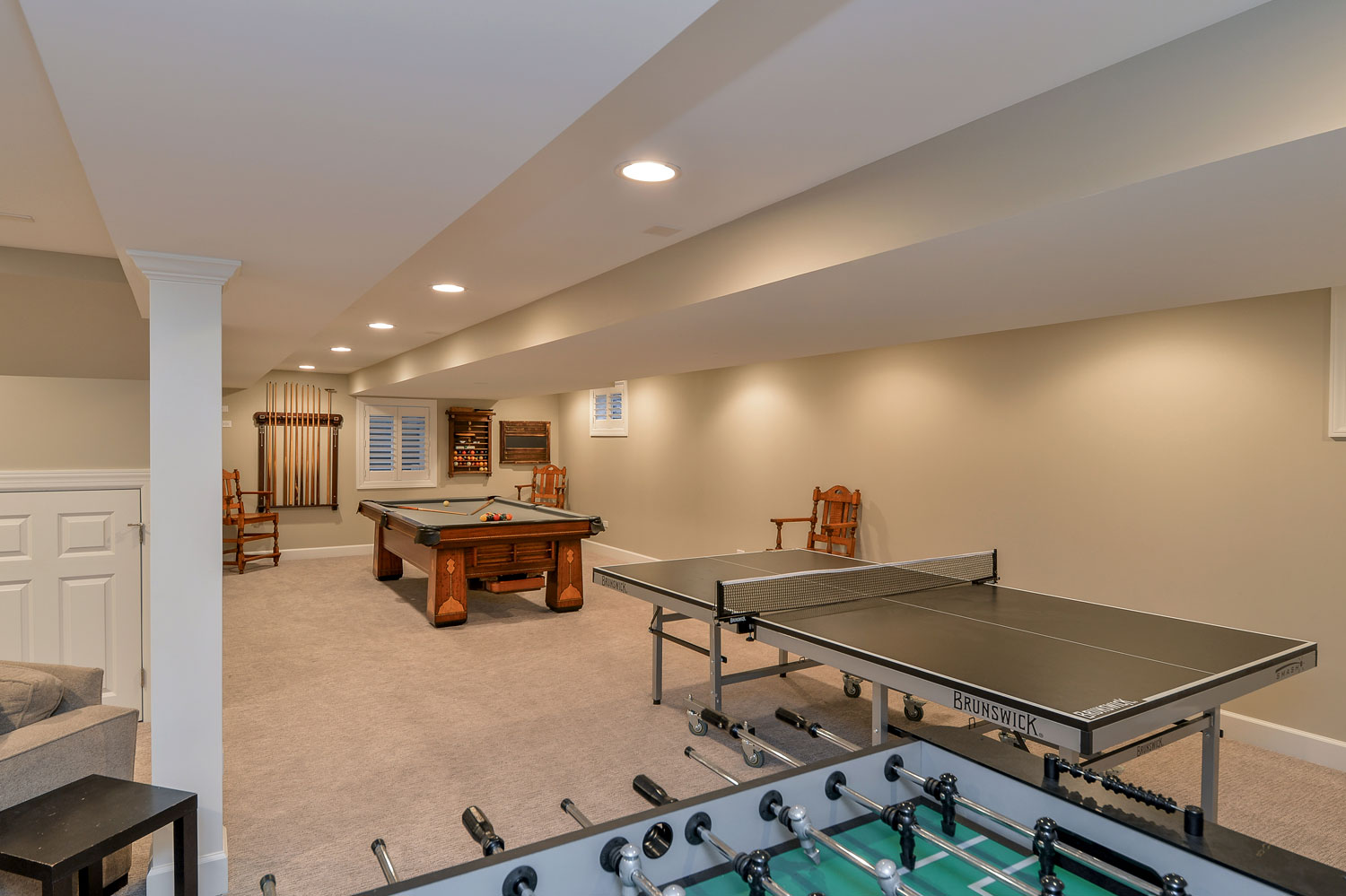 Luxury Game Point Basement Remodel — photo 3
