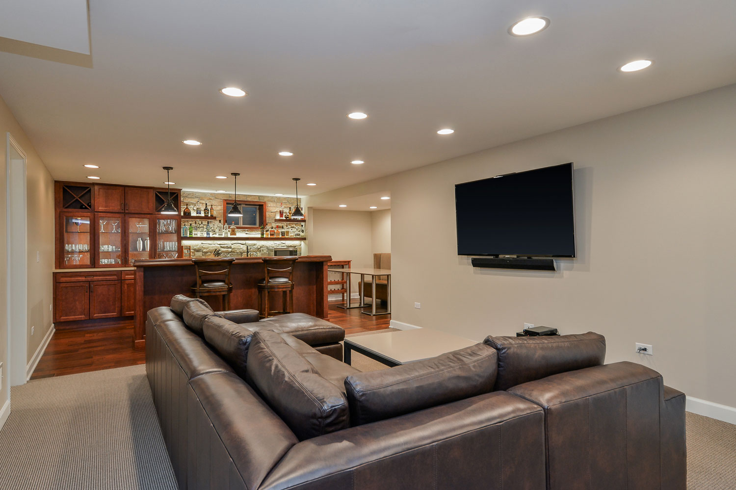 Industrial Basement Remodel — photo 3