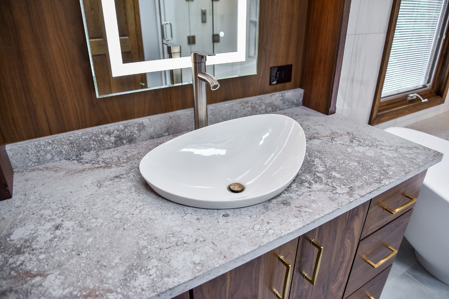 Luxury Cabin Master Bath Remodel — photo 3