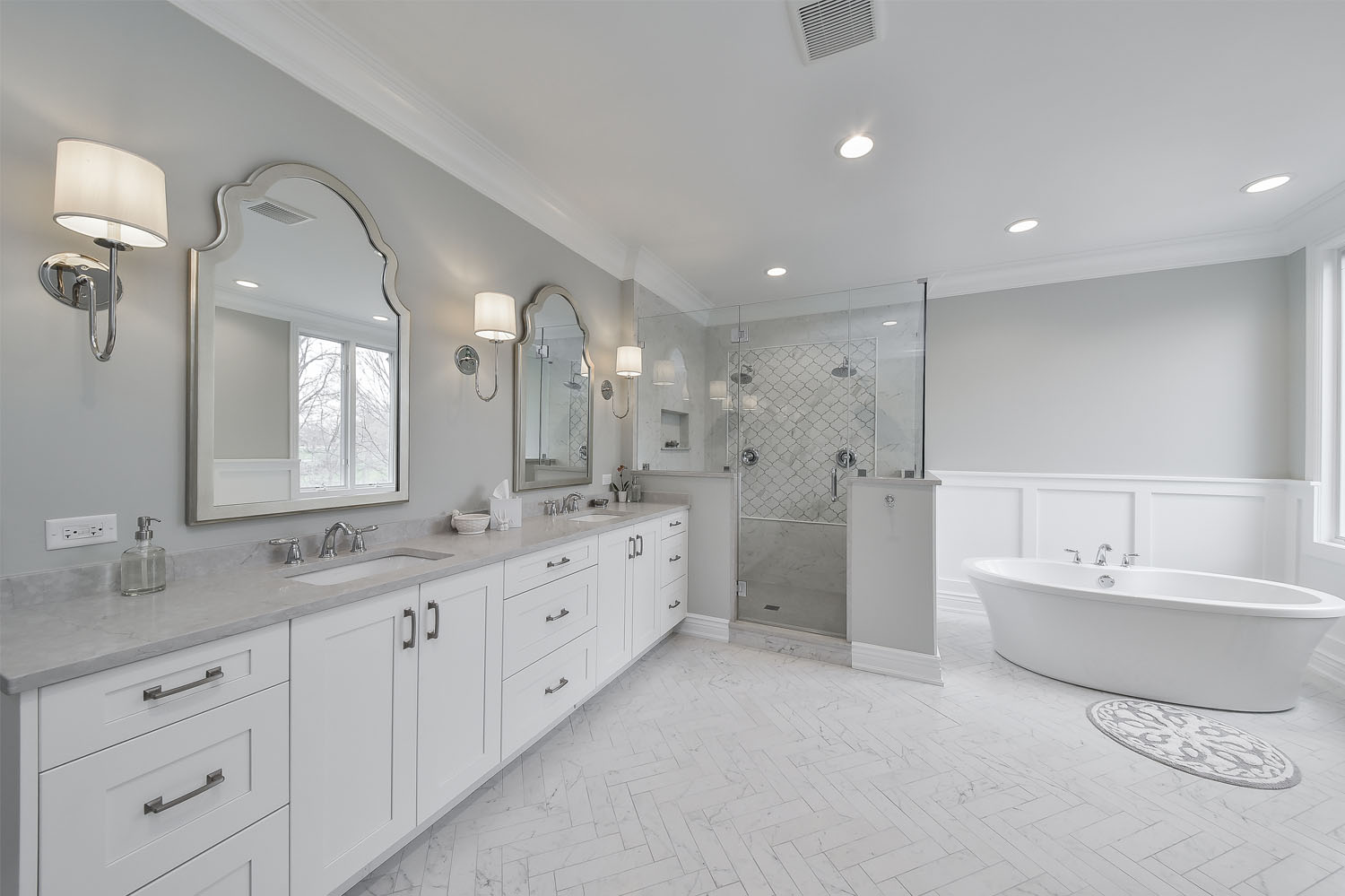 Classically Charming Master Bath Remodel — photo 3