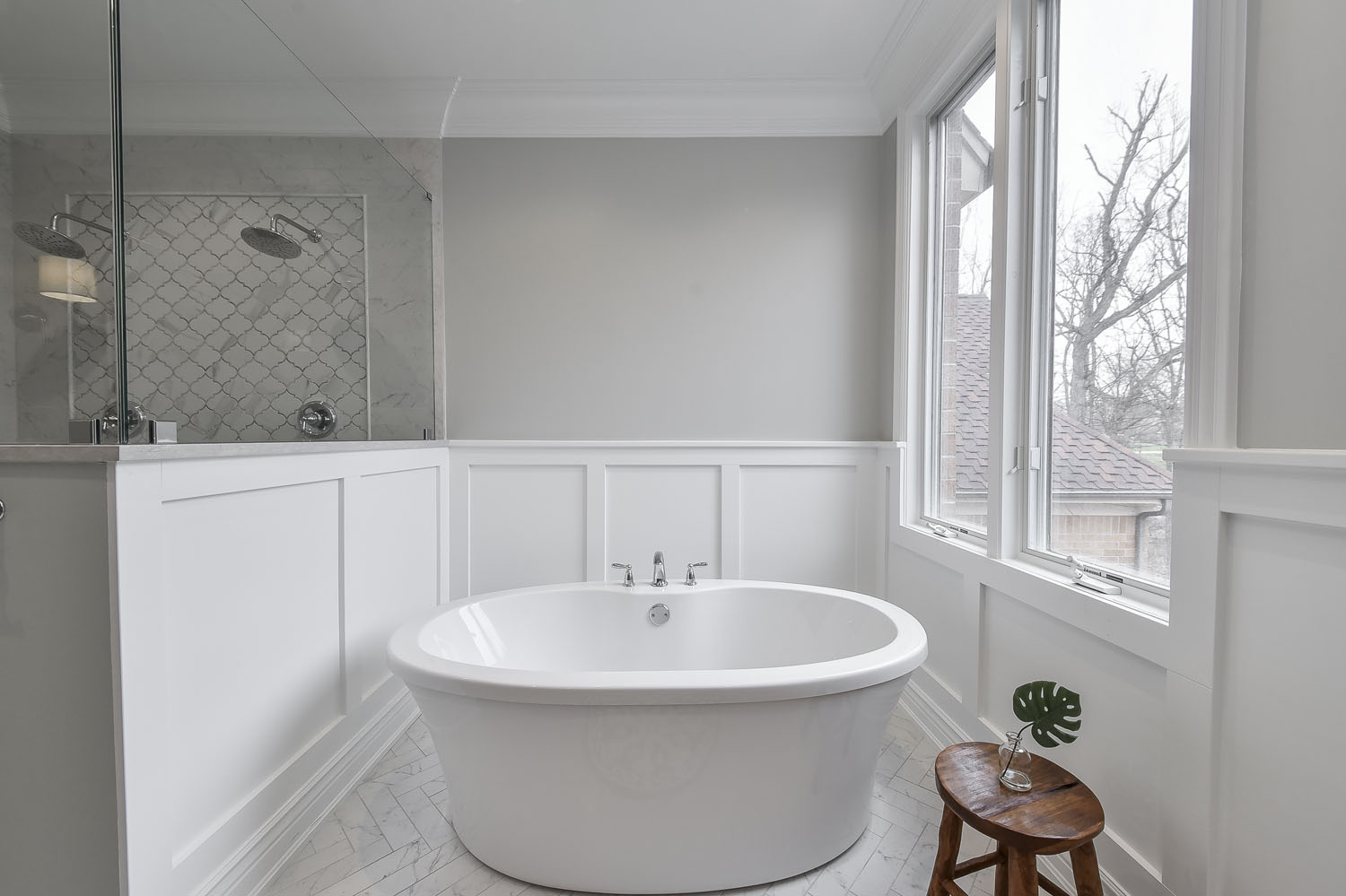 Classically Charming Master Bath Remodel — photo 4