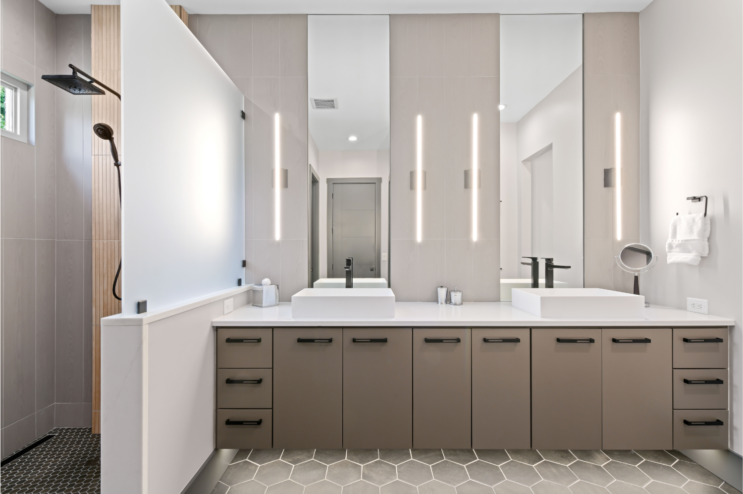 The Gift of a Wood Accent Master Bath Remodel — photo 4