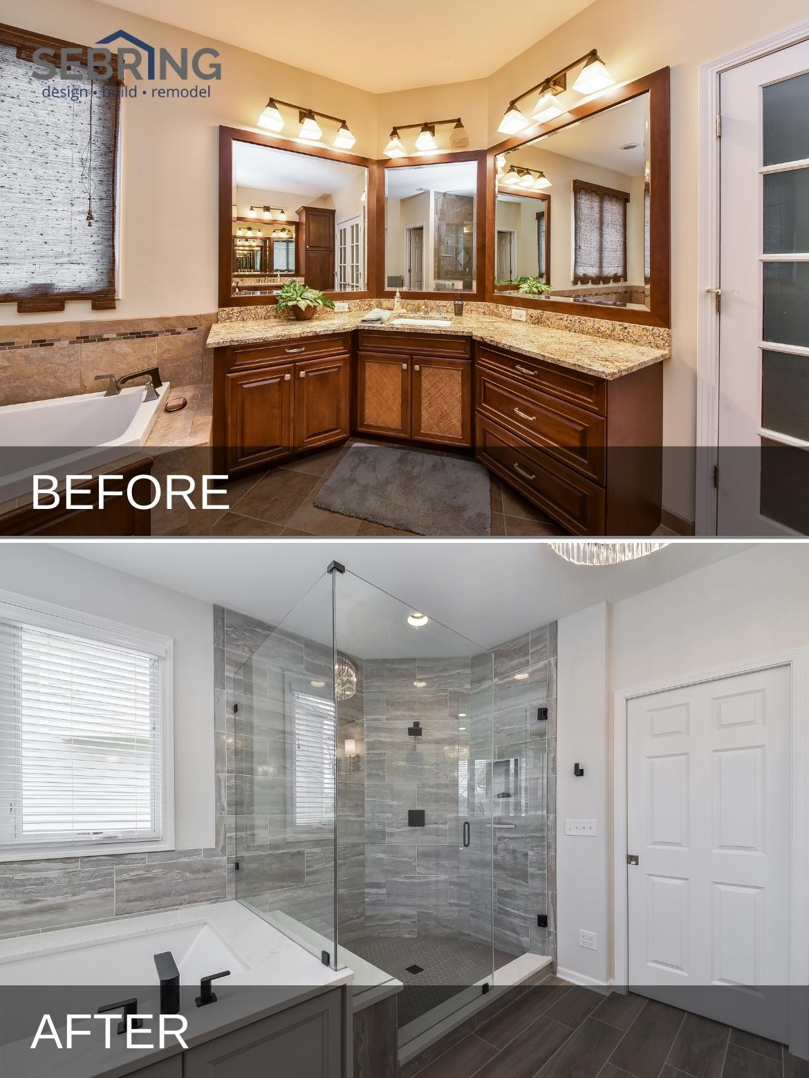 Rustic with a Touch of Glam Master and Hall Bath Remodel — photo 4