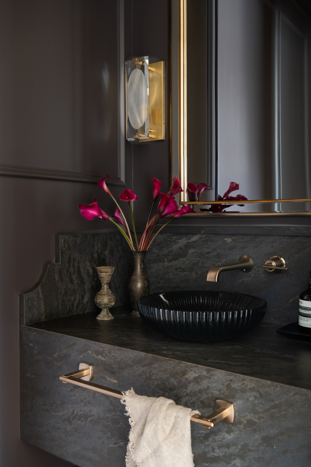 Dark Luxe Powder Room Remodel — photo 4