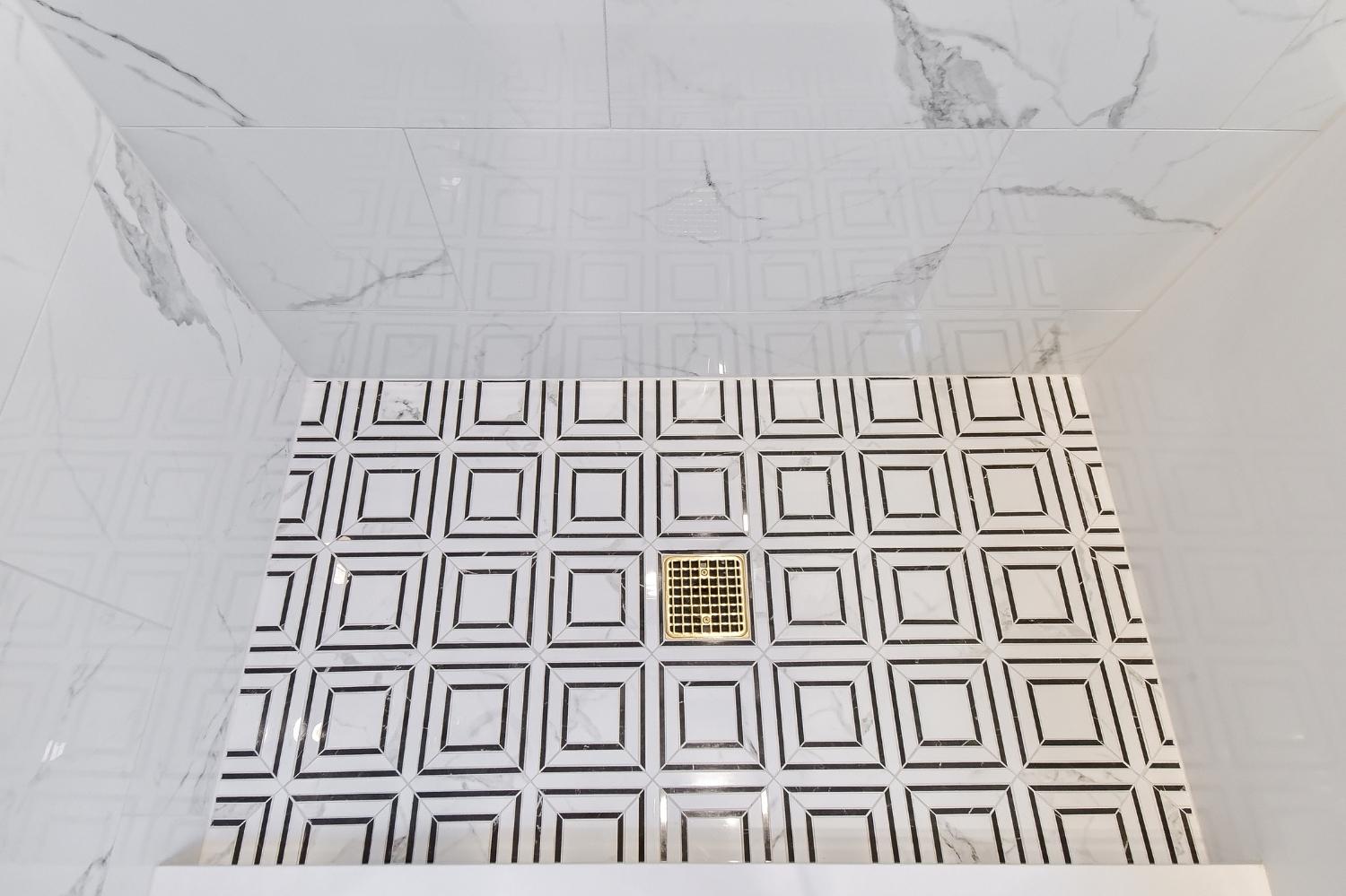 Retro Glam Hall Bath Remodel — photo 5