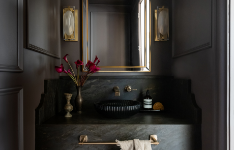 Dark Luxe Powder Room Remodel — photo 5