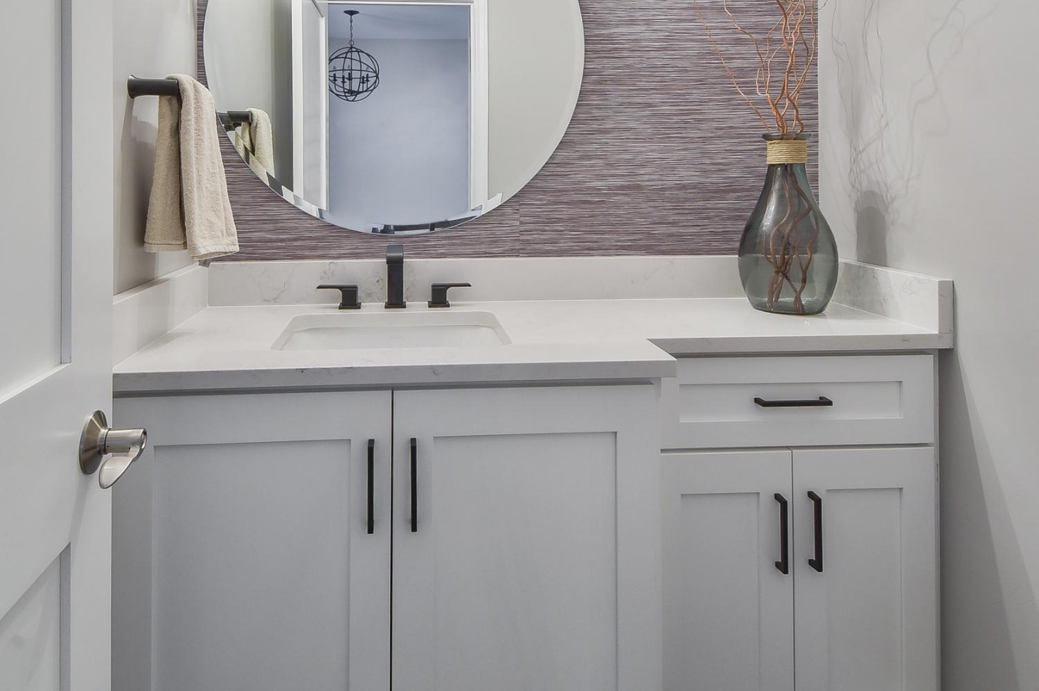 Marble and Movement Master and Powder Bath Remodel — photo 5