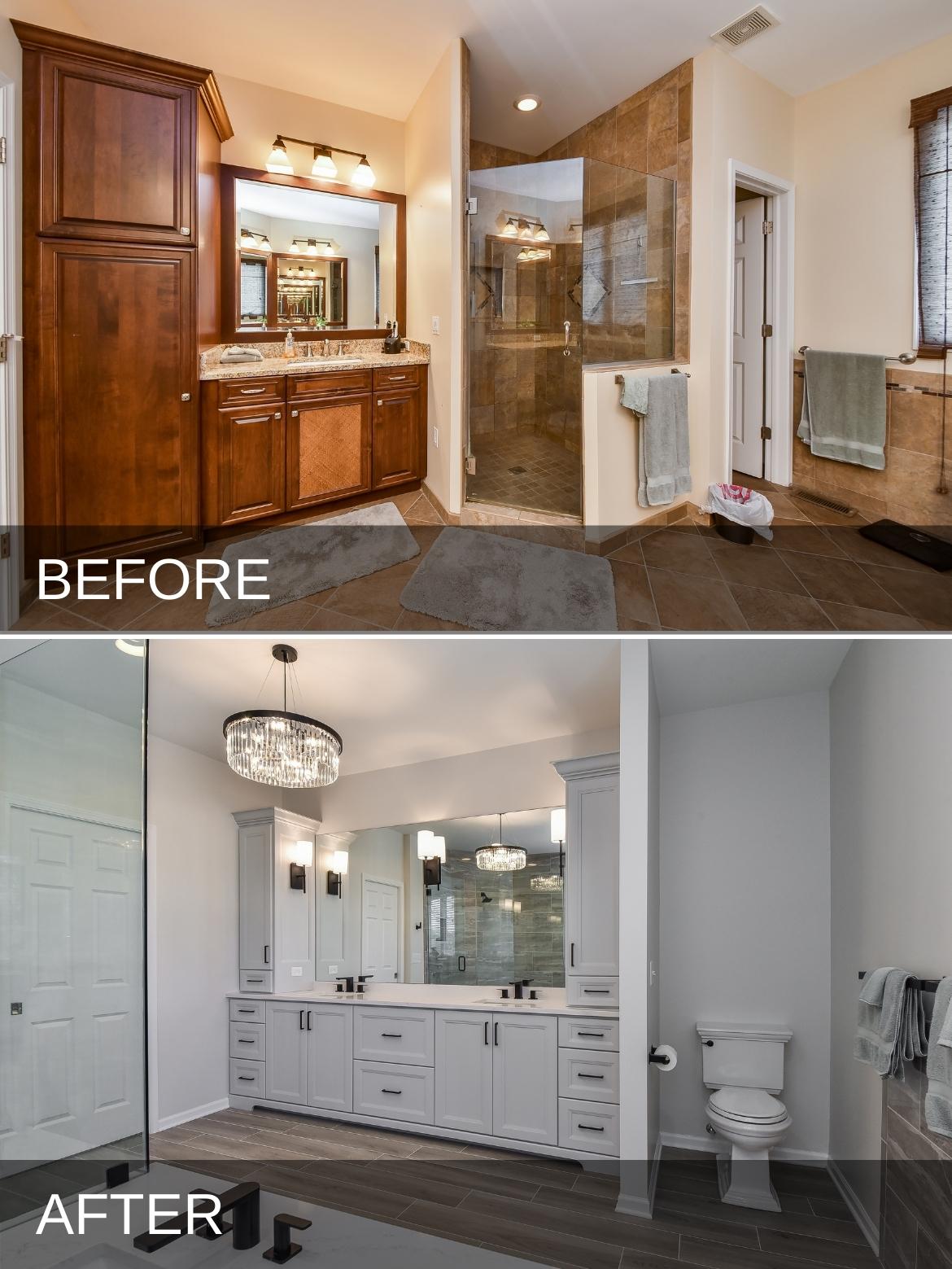Rustic with a Touch of Glam Master and Hall Bath Remodel — photo 5