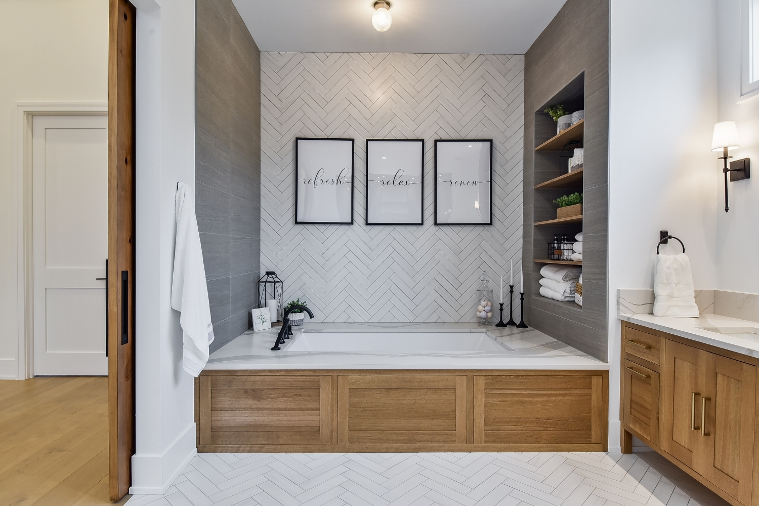 Rustic Chic Master Bath Remodel — photo 5