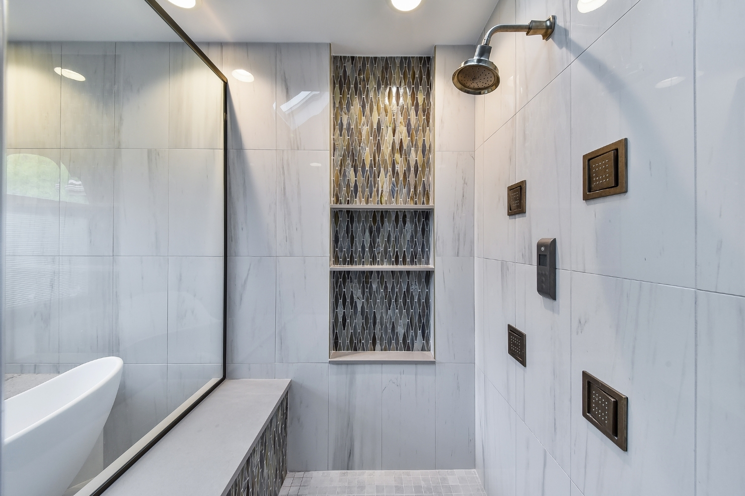 Luxury Cabin Master Bath Remodel — photo 6