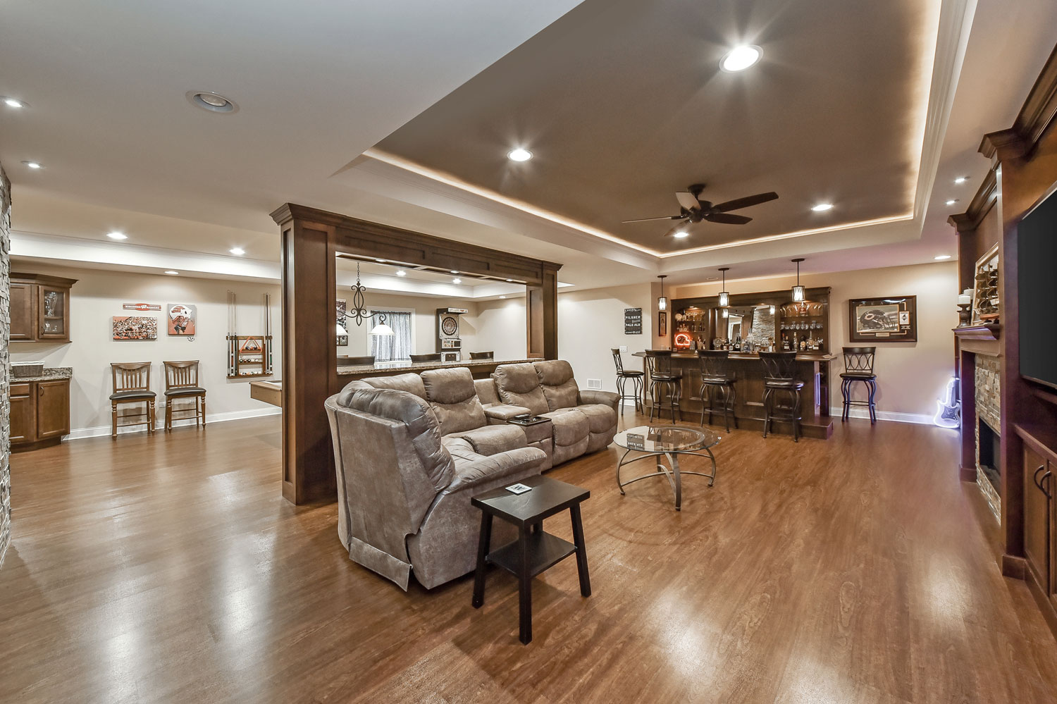 Rustic Sleek Basement Remodel — photo 6