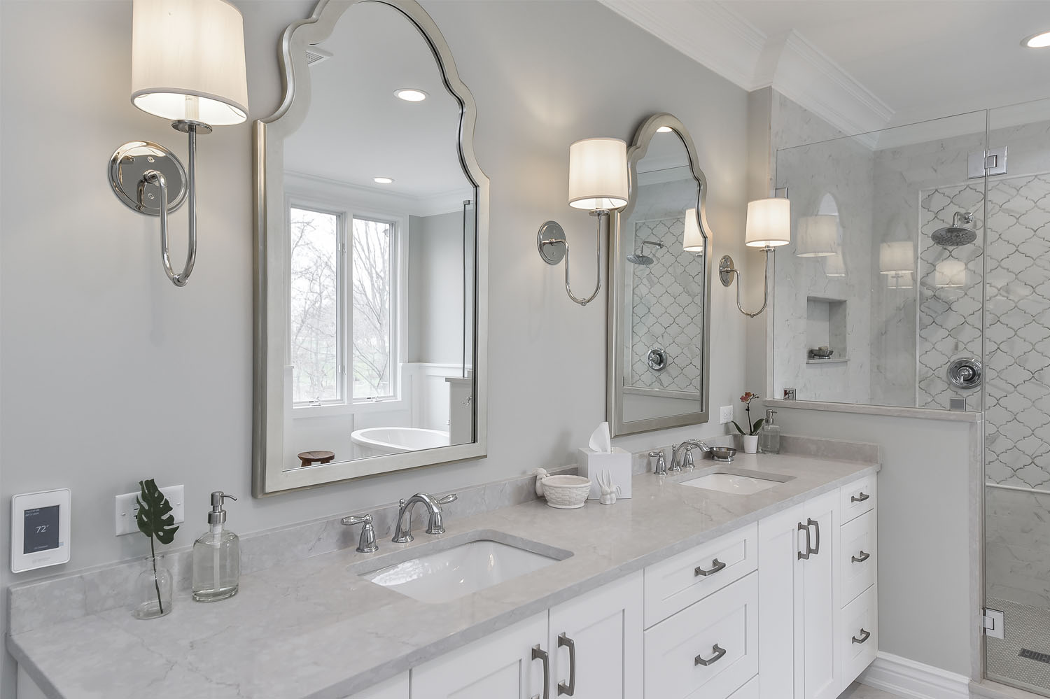 Classically Charming Master Bath Remodel — photo 6