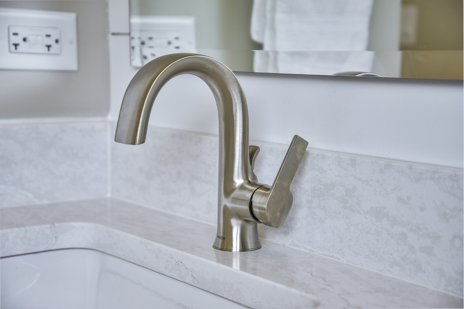 Calming Tones Master Bath Remodel — photo 6