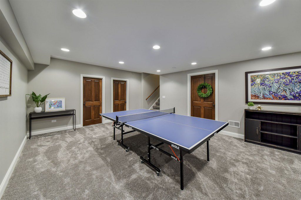 Textured Accented Basement Remodel — photo 6