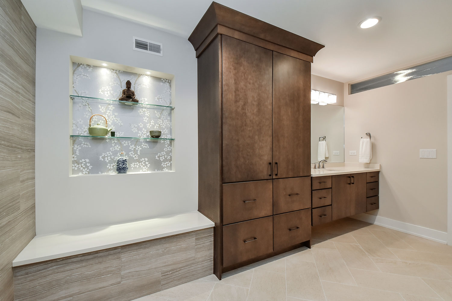 Lovingly Warm Master Bath Remodel — photo 6