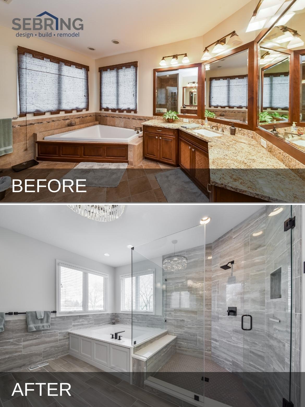 Rustic with a Touch of Glam Master and Hall Bath Remodel — photo 6