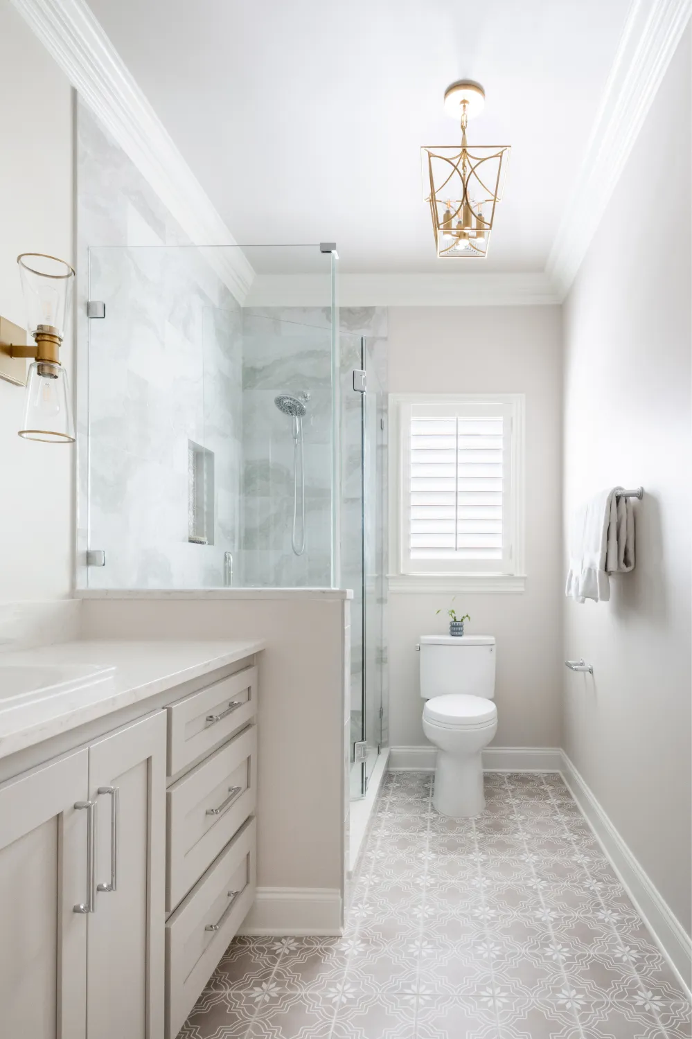 Polished Glam, Franklin Bathroom Remodel — photo 7
