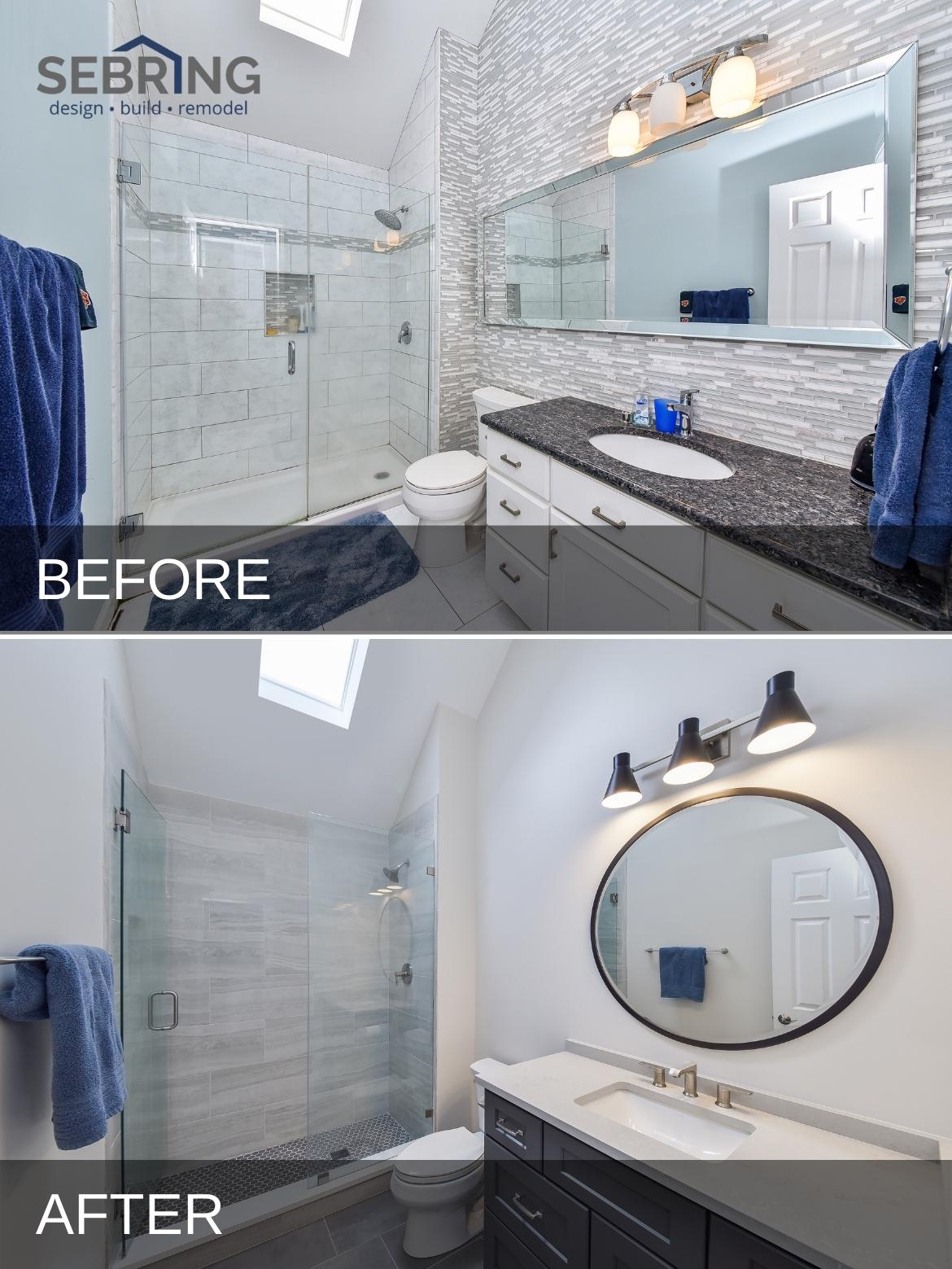 Rustic with a Touch of Glam Master and Hall Bath Remodel — photo 7