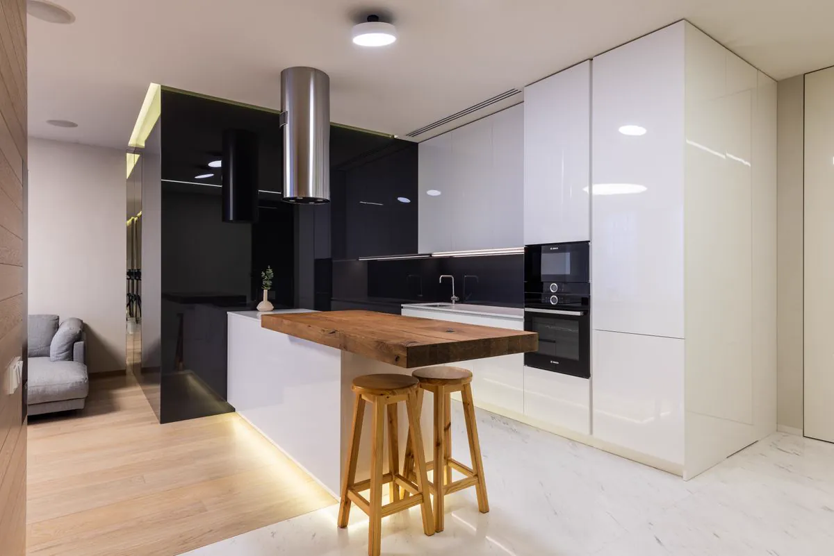 Remodeled kitchen