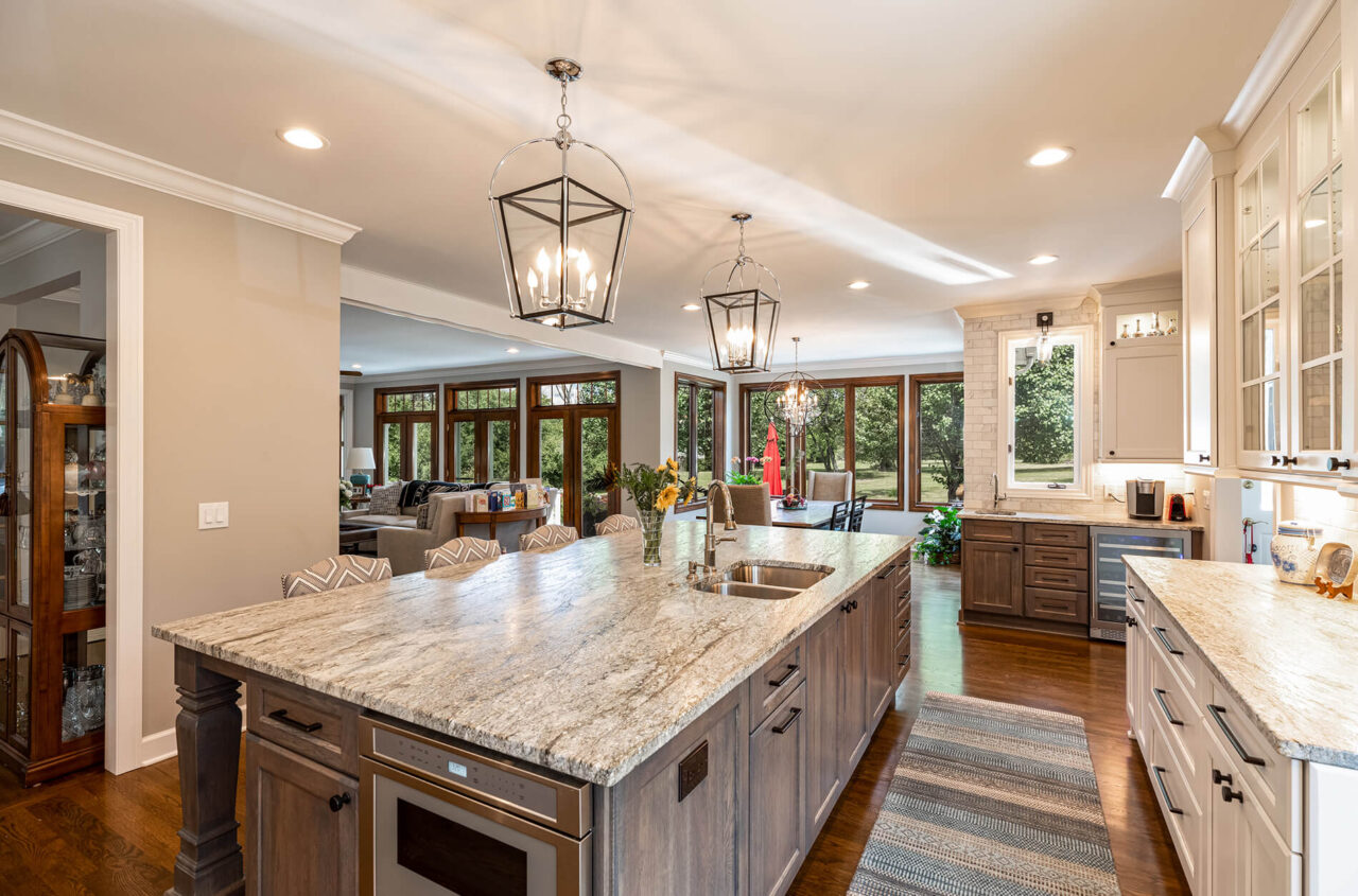 Expansive Island — Kitchen Remodel in Mariemont, OH