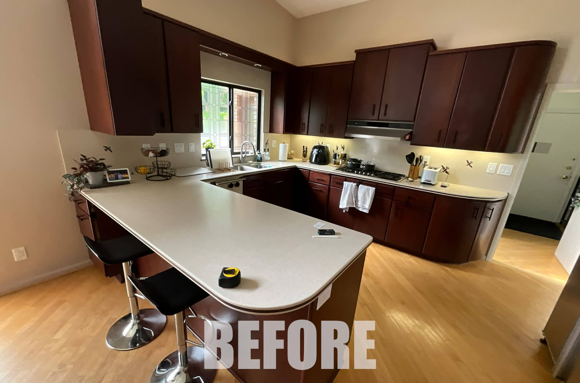 Original kitchen — before remodel